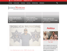 Tablet Screenshot of juareznoticias.com